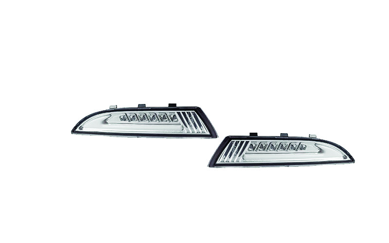 LED Frontblinker + Standlicht VW Scirocco III chrom Blinker im Lightbar Design
