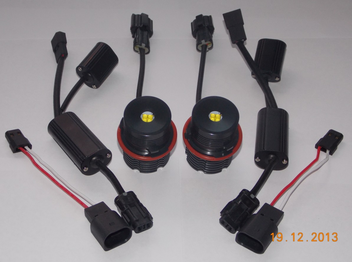 40 WATT LED Angel EYES MARKER BMW E39,E87,E88,E60,E63,E64,E65,E66,E53*CREE Chip*
