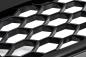 Preview: Sportgrill Frontgrill Kühlergrill Wabengrill Passend für Audi A4 B9 Grill ohne Emblem ab 2016- Chrom Schwarz mit Emblemhalter