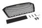 Preview: Sportgrill Frontgrill Kühlergrill Wabengrill Passend für Audi A4 B9 Grill ohne Emblem ab 16- Schwarz Glanz