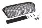 Preview: Sportgrill Frontgrill Kühlergrill Wabengrill Passend für Audi A4 B9 Grill ohne Emblem ab 2016- Chrom Schwarz