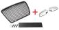 Preview: Sportgrill Frontgrill Kühlergrill Wabengrill Passend für Audi A6 4F 05-08 Wabengrill Sport Front Grill Spiegelkappen Alu Look