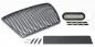 Preview: Sportgrill Frontgrill Kühlergrill Wabengrill Passend für Audi A6 4F Facelift Grill Schwarz Glanz mit Emblemhalter