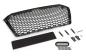 Preview: Sportgrill Frontgrill Kühlergrill Wabengrill Passend für Audi A4 B9 Grill mit Emblemhalter ab 16- Schwarz Glanz