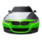 Preview: Spoilerlippe vorn +ABE+ schwarz matt, einteilig, Sport Look für BMW 3er F30 Limousine ab Baujahr 10/2011- F31 Touring