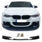 Preview: Frontspoilerlippe Frontflap Spoiler Splitter schwarz glänzend+ABE+ passend für F30, F31 10/2011-2019 (nur für M-Paket)
