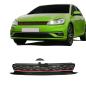 Preview: Kühlergitter Kühlergitter für VW Golf 7 Facelift, 2017-, mit Wabengitter, Leiste rot, ohne Emblem passend für VW Golf 7 Facelift, 2017-
