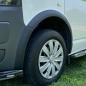 Preview: Radlaufleisten Radlaufschutz Radlaufabdeckung / Radlaufverbreiterung Set für VW T5  + T5.1 Transporter / Caravelle / Multivan Hochglanz schwarz mit ABE