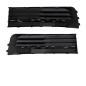 Preview: Gitter Grill Set Einsatz Stoßstange vorne Hochglanz Schwarz für VW T6 2015-2019