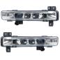 Preview: LED Nebelscheinwerfer/Tagfahrlicht Set für BMW 5er G30/G31 Lim.+Tour. 16+ / 6er G32 17+ chrom/klar