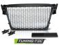Preview: Sportgrill / Kühlergrill für Audi A4 B8 (8K) 08-11 matt schwarz in Wabendesign