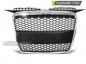 Preview: Sportgrill / Kühlergrill kompatibel mit Audi A3 8P 04-08 chrom in Wabendesign