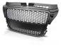 Preview: Sportgrill / Kühlergrill kompatibel mit Audi A3 8P Facelift 08-12 matt schwarz in Wabendesign