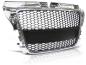 Preview: Sportgrill / Kühlergrill kompatibel mit Audi A3 8P Facelift 08-12 chrom in Wabendesign