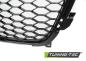 Preview: Sportgrill / Kühlergrill für Audi A4 B8 (8K) Facelift 11-15 Hochglanz schwarz in Wabendesign