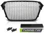 Preview: Sportgrill / Kühlergrill für Audi A4 B8 (8K) Facelift 11-15 Hochglanz schwarz in Wabendesign