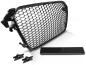Preview: Sportgrill / Kühlergrill für Audi A4 B8 (8K) Facelift 11-15 Hochglanz schwarz in Wabendesign
