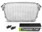 Preview: Sportgrill / Kühlergrill für Audi A4 B8 (8K) Facelift 11-15 silber in Wabendesign