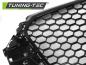 Preview: Sportgrill / Kühlergrill für Audi A3 8V 12-16 Hochglanz schwarz in Wabendesign