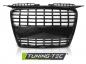 Preview: Sportgrill / Kühlergrill kompatibel mit Audi A3 8P 05-08 Hochglanz schwarz