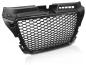 Preview: Sportgrill / Kühlergrill kompatibel mit Audi A3 8P Facelift 08-12 Hochglanz schwarz in Wabendesign