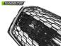 Preview: Sportgrill / Kühlergrill für Audi A5 Coupe Cabrio Sportback (F53, F57, F5A) 2016+ hochglanz schwarz/chrom in Wabendesign