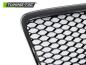 Preview: Sportgrill / Kühlergrill für Audi A6 C6 (4F) Facelift 09-11 Hochglanz schwarz in Wabendesign
