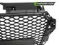 Preview: Sportgrill / Kühlergrill für Audi A3 8V 12-16 Hochglanz schwarz in Wabendesign