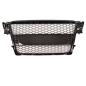 Preview: Sportgrill / Kühlergrill für Audi A4 B8 08-12 Hochglanz-schwarz in Wabendesign