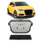 Preview: Kühlergrill Waben Grill Schwarz hochglanz Sport für Audi A1 8X 2010-2015