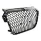 Preview: Kühlergrill Waben Grill Schwarz hochglanz Sport für Audi A1 8X 2010-2015