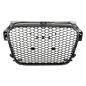Preview: Kühlergrill Waben Grill Schwarz hochglanz Sport für Audi A1 8X 2010-2015