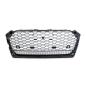 Preview: Sportgrill / Kühlergrill für Audi A5 (F5) Coupe Cabrio Sportback ab 2016 Hochglanz schwarz