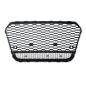 Preview: Wabengrill Kühlergrill schwarz glanz für AUDI A6 C7 4G Limo Avant 2010-2014 PDC