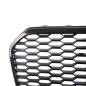 Preview: Wabengrill Kühlergrill schwarz glanz für AUDI A6 C7 4G Limo Avant 2010-2014 PDC