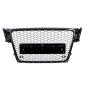Preview: Kühlergrill Waben Sport Grill Schwarz glanz für Audi A4 B8 08-12 kein RS4