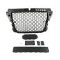 Preview: Kühlergrill Wabengrill Schwarz Glanz passt für Audi A3 8P Facelift 08-13
