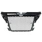 Preview: Kühlergrill Wabengrill Schwarz Glanz passt für Audi A3 8P Facelift 08-13