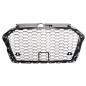 Preview: Kühlergrill Wabengrill PDC Schwarz Glanz passt für Audi A3 8V Facelift ohne RS3