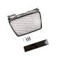Preview: Sportgrill / Kühlergrill für Audi A4 B7 05-08 Hochglanz-schwarz in Wabengitter Optik