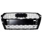 Preview: Wabengrill Kühlergrill Schwarz Glanz für Audi A4 B9 Facelift ab 2015 nicht RS4