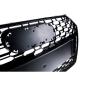 Preview: Wabengrill Kühlergrill Schwarz Glanz für Audi A4 B9 Facelift ab 2015 nicht RS4