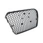 Preview: Sport Kühlergrill Grill ohne Emblem Schwarz glanz für Audi A5 B8 8T 11-17