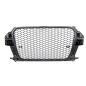 Preview: Kühlergrill schwarz glanz Wabendesign Grill für Audi Q3 8U alle Modelle 11-15
