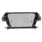 Preview: Kühlergrill schwarz glanz Wabendesign Grill für Audi Q3 8U alle Modelle 11-15