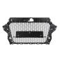 Preview: Wabendesign Kühlergrill Schwarz Glanz +PDC passt für Audi A3 8V 12-16 ohne RS3
