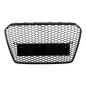 Preview: Sport Kühlergrill Grill ohne Emblem Schwarz glanz für Audi A5 B8 8T 11-16