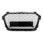 Preview: Kühlergrill Grill Wabendesign Schwarz glanz für Audi A5 8T 2007-2011 nicht S5