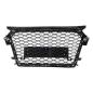 Preview: Kühlergrill Grill Wabendesign Schwarz glanz für Audi A5 8T 2007-2011 nicht S5
