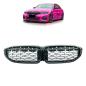 Preview: Diamant Wabengrill Kühlergril Schwarz Glanz Chrom Sport für BMW 3er G20 G21